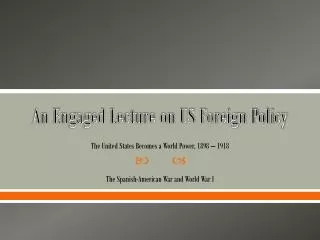 an engaged lecture on us foreign policy