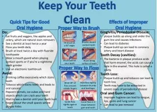 Keep Your Teeth Clean