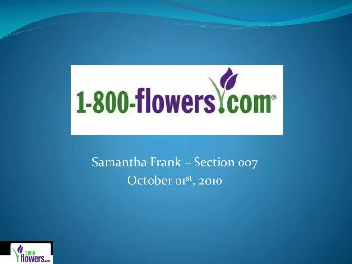 samantha frank section 007 october 01 st 2010