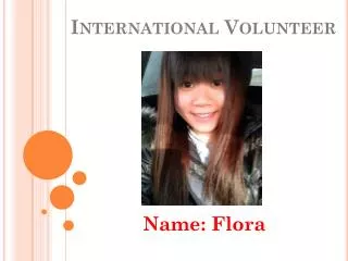 International Volunteer