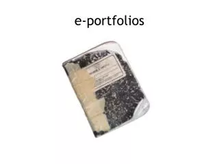 e -portfolios