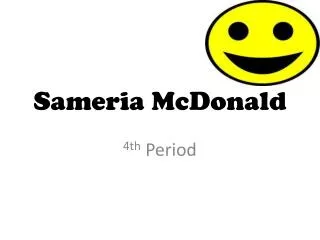 Sameria McDonald