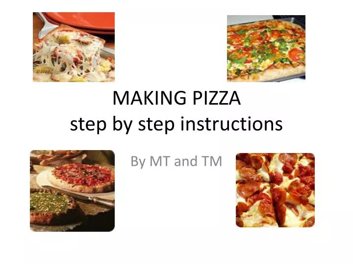 making pizza step by step instructions