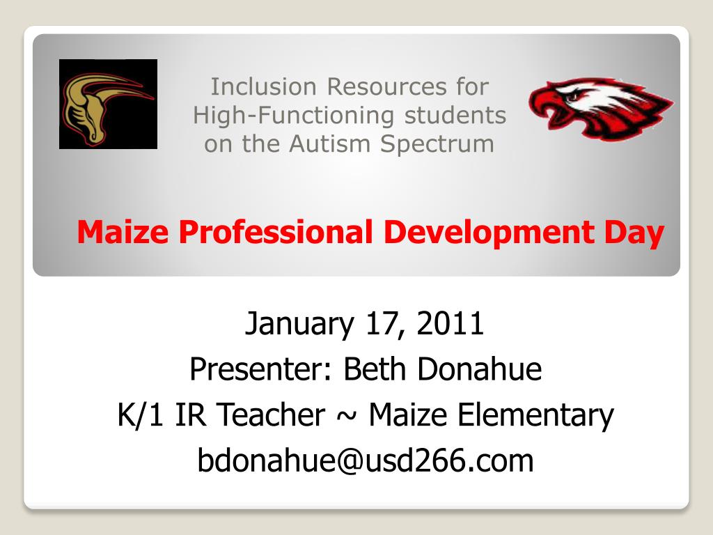 PPT - Inclusion Resources for High-Functioning students on the Autism ...