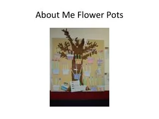 About Me Flower Pots