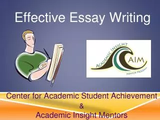 Effective Essay Writing