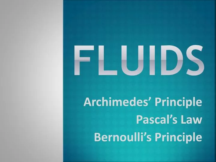 fluids