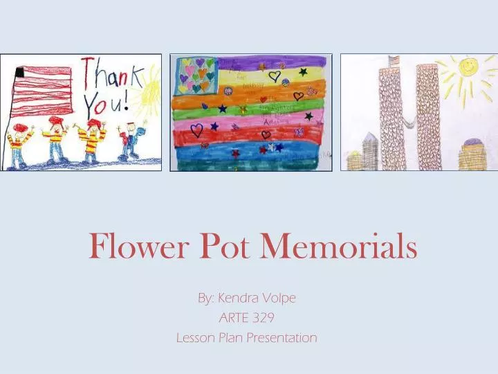flower pot memorials