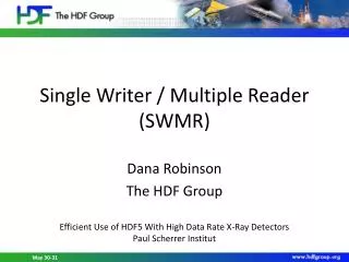 Single Writer / Multiple Reader (SWMR)