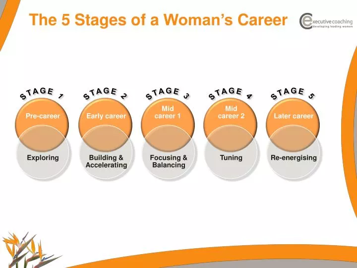 the 5 stages of a woman s c areer