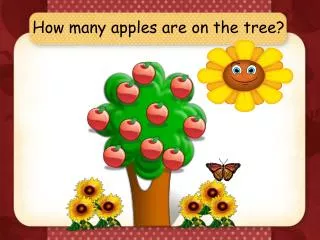 How many apples are on the tree?