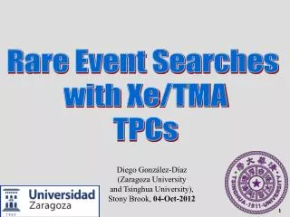Rare Event Searches with Xe /TMA TPCs