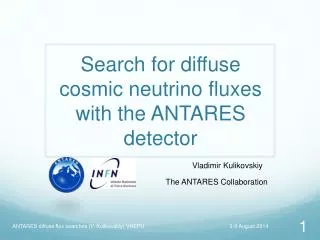 Search for diffuse cosmic neutrino fluxes with the ANTARES detector