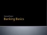 Banking Basics - slide 1