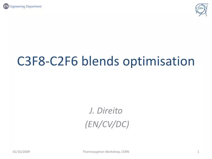 c3f8 c2f6 blends optimisation