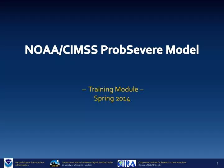 noaa cimss probsevere model