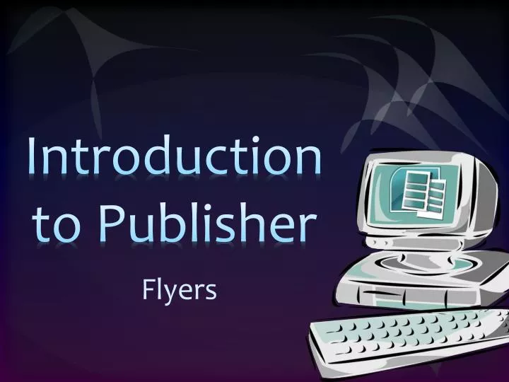 introduction to publisher
