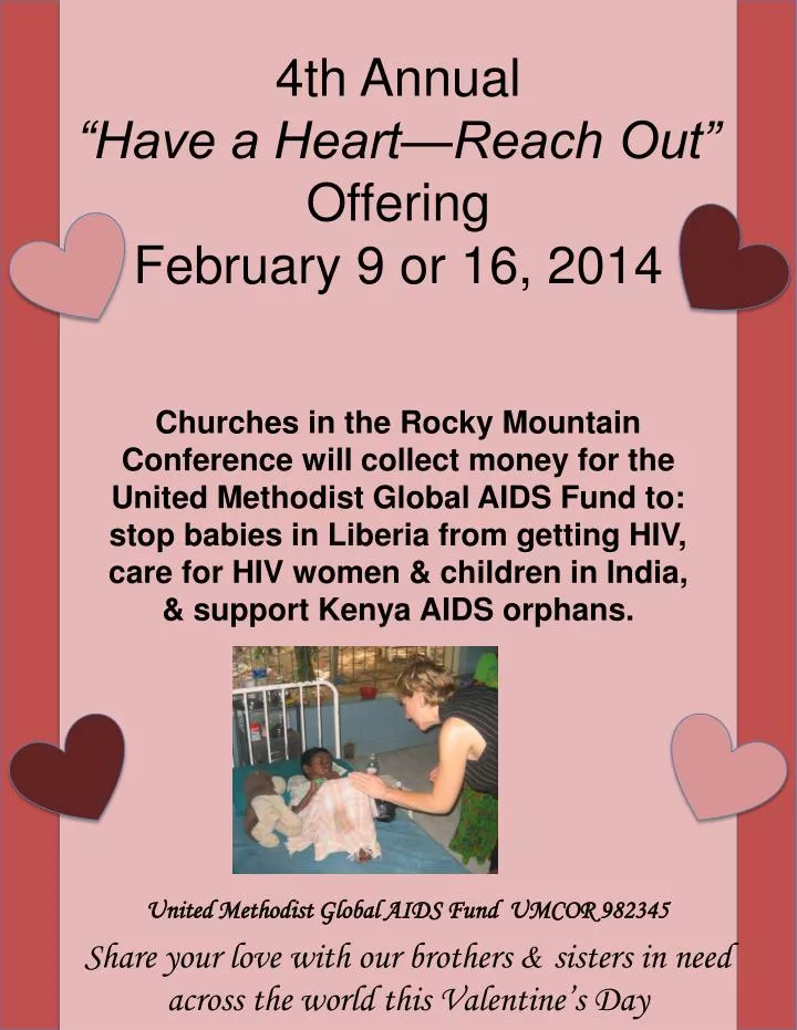 4th annual have a heart reach out offering february 9 or 16 2014