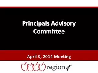 principals advisory committee