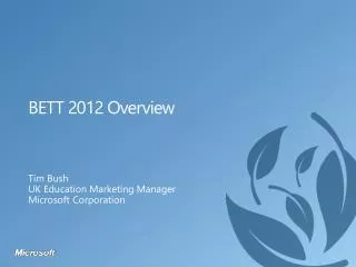 BETT 2012 Overview