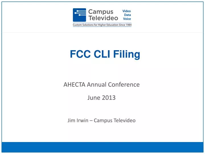 fcc cli filing