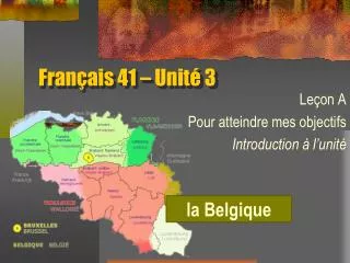 fran ais 41 unit 3