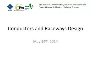 Conductors and Raceways Design