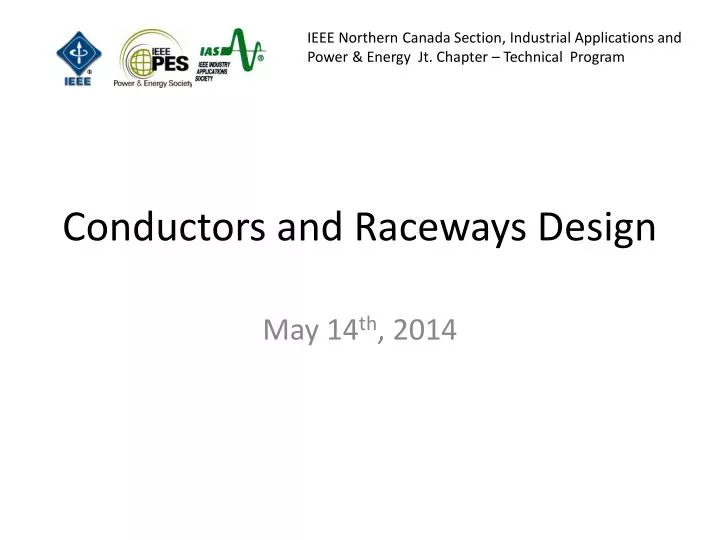 conductors and raceways design