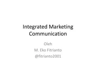 integrated marketing communication