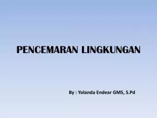 pencemaran lingkungan