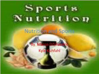 Nutrition and Sports