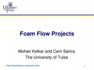 Foam Flow Projects