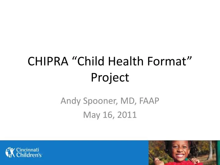 chipra child health format project