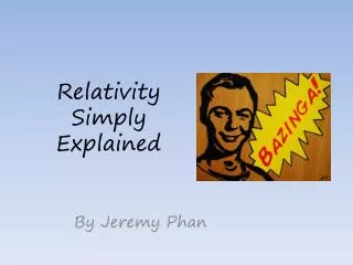 relativity simply explained
