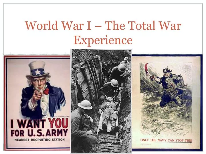 world war i the total war experience