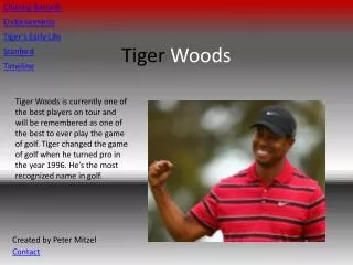 Tiger Woods