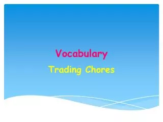 vocabulary
