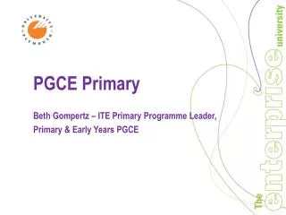PGCE Primary