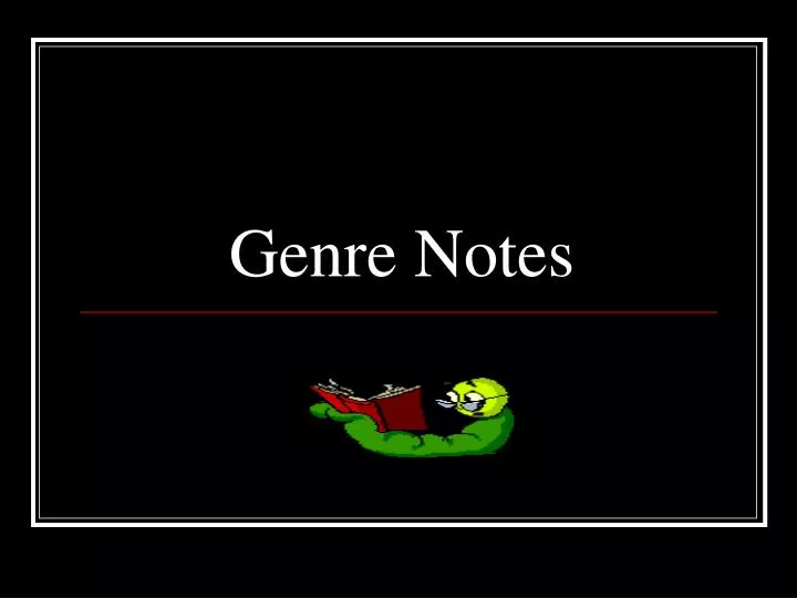 genre notes