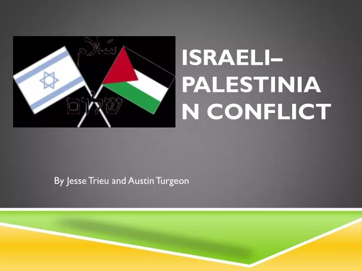 israeli palestinian conflict