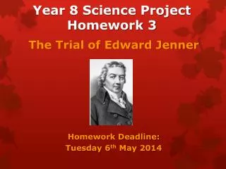 Year 8 Science Project H omework 3