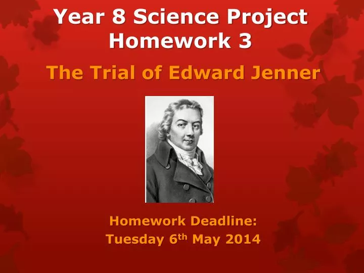 year 8 science project h omework 3