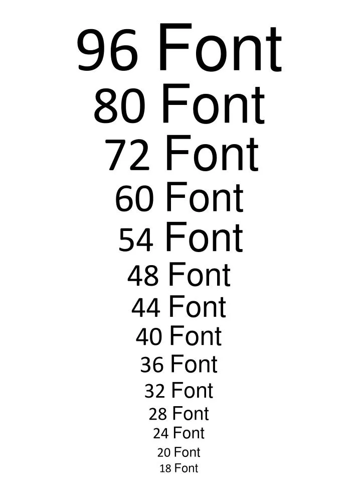 60 font