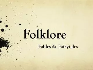 folklore