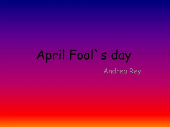 april fool s day