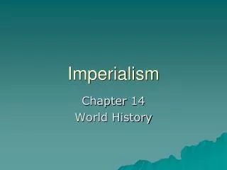 imperialism