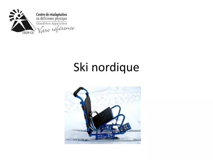 ski nordique