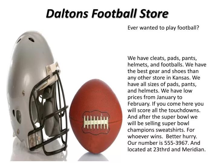 daltons football store