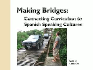 Making Bridges: