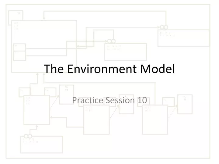 the environment model
